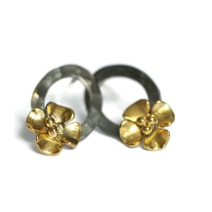 Image of Buttercup Hoop earrings 