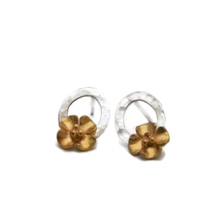 Image of Buttercup Hoop earrings 