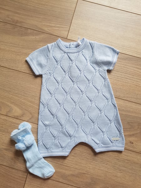 Image of Diamond Knit Romper