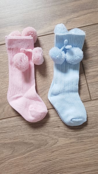 Image of PINK knee high socks