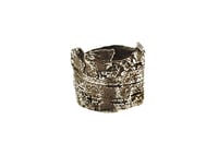 Image 2 of rugged bark crown ring