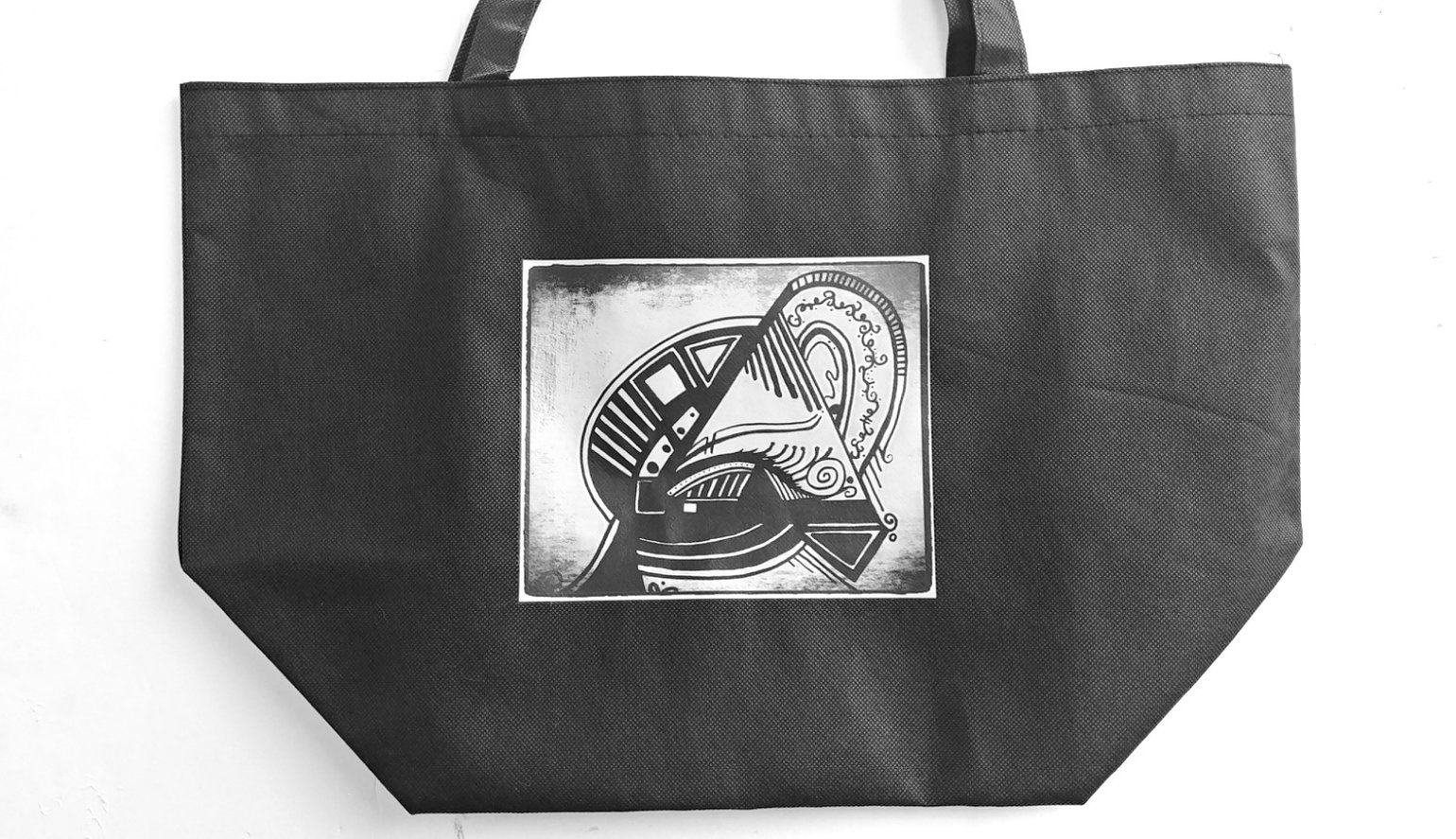 Image of Tote Bag / Reusable Large Original Graphic