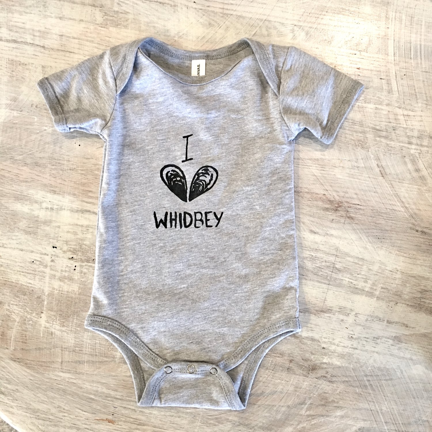 Image of I love Whidbey onesie