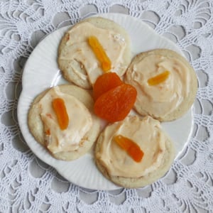Image of Apricot Butter Cookies (TWO DOZEN)