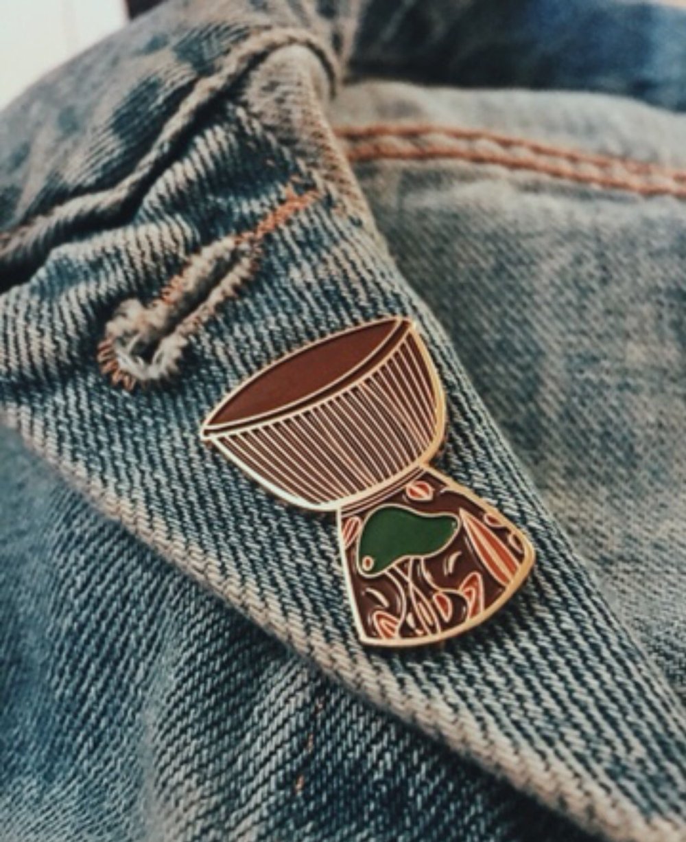 Image of “DJEMBE” Pin