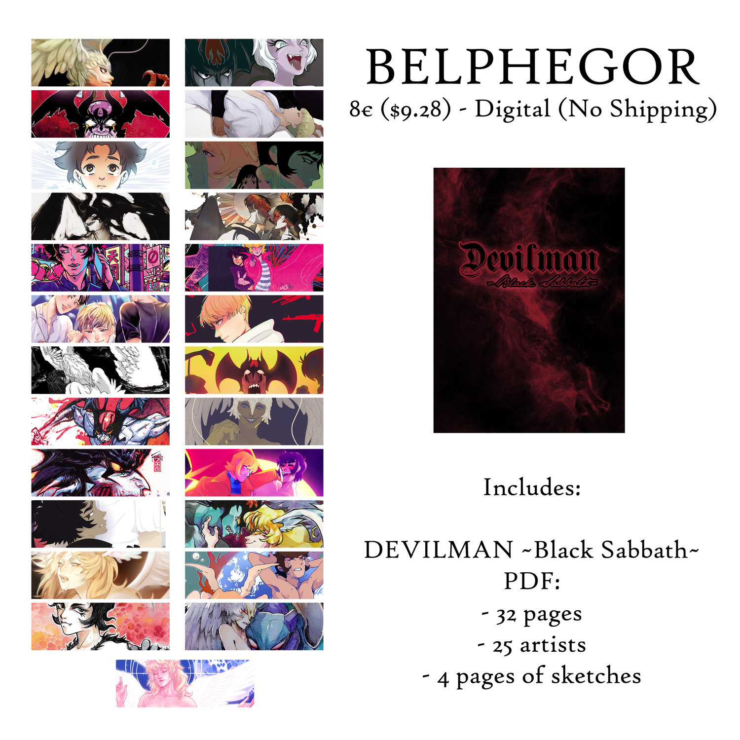 Image of Belphegor - Devilman Black Sabbath Zine PDF