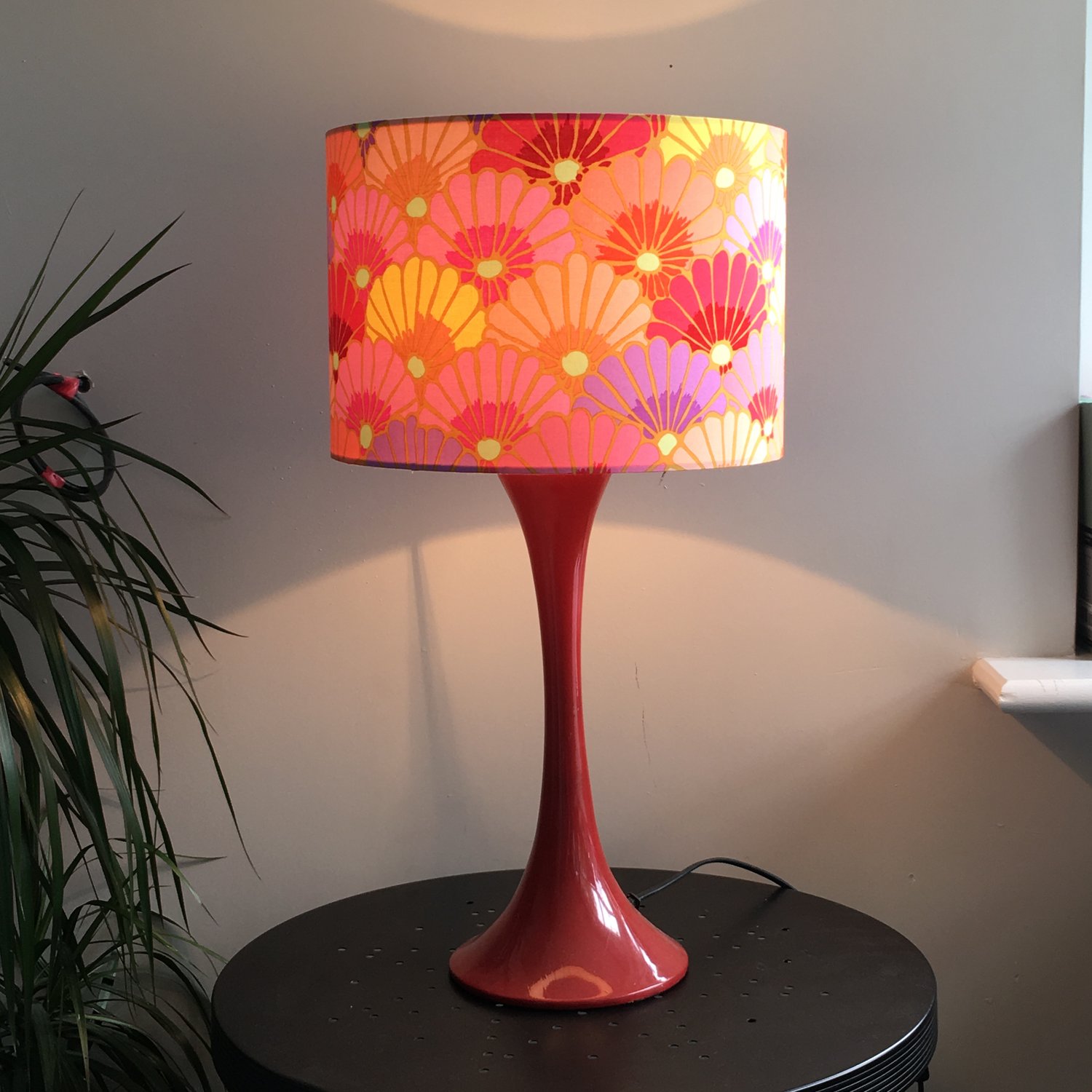 Image of Thousand Flowers Pink Lampshade 30cm