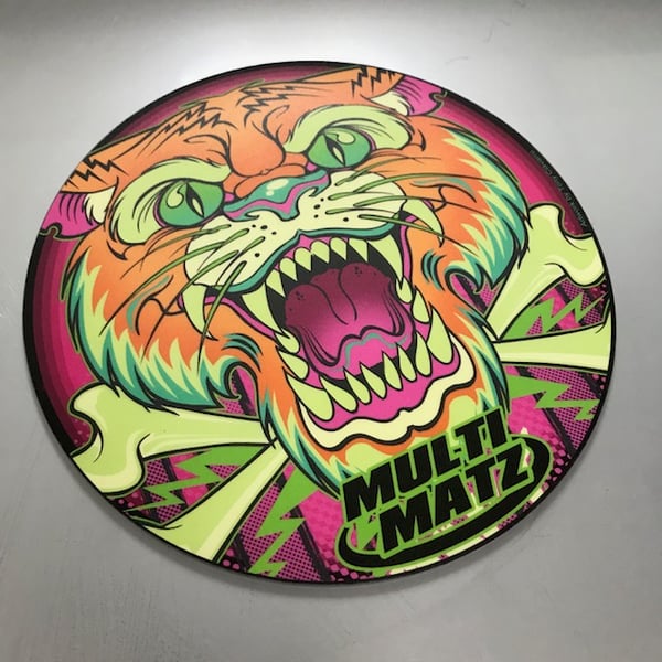 Image of Electric tiger Mat 9" round