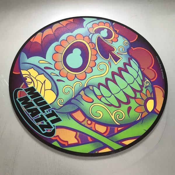 Image of Sugar Skull Mat 9" Round