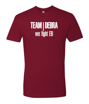 Image of "Team debra/We fight EB" t-shirt