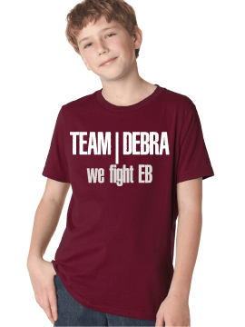 Image of Team debra/We fight EB" Youth T-shirt