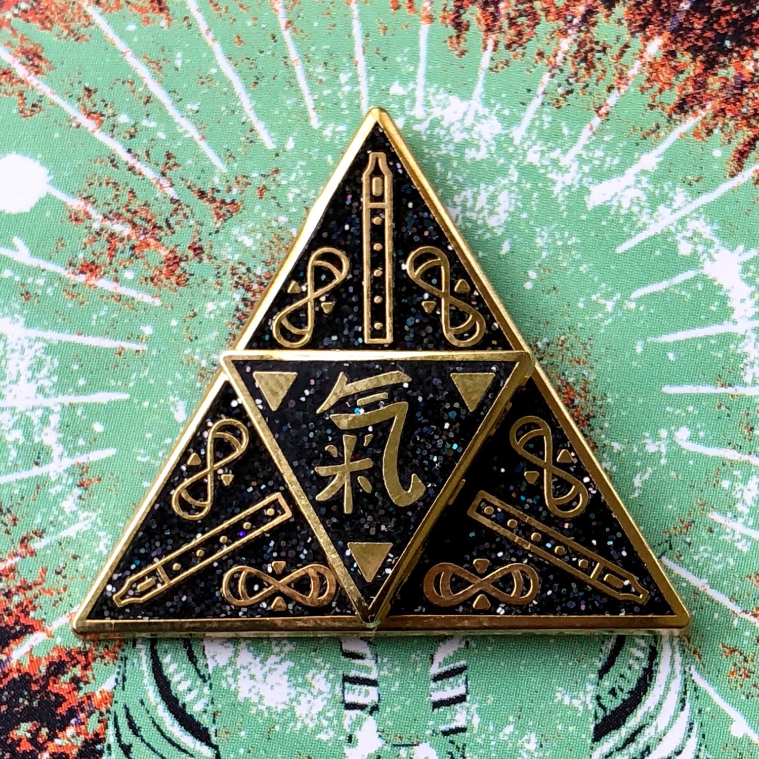 Flutes of Chi pin Party Time Design