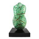 Image of Modern Abstract Sculpture of the Female Form in a Yoga Pose