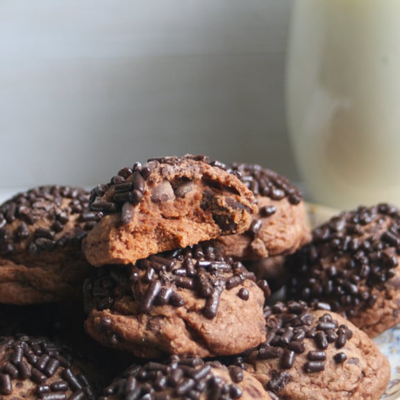 Image of Chocolate Truffle Cookies (TWO DOZEN)