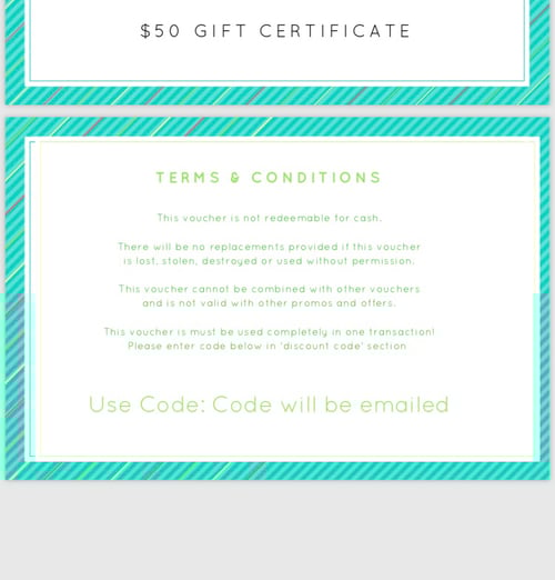 Image of ABMS Gift Certificates