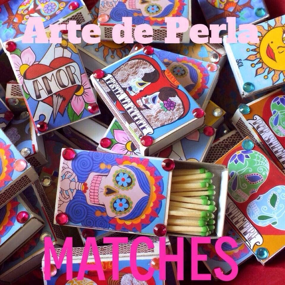 Image of Arte de Perla art print matchbooks