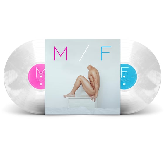 Image of M/F - *LTD EDITION* 180g "Frosted Clear" 2LP Gatefold VINYL w/ 12" Lyric Book (£25 or £30 SIGNED)