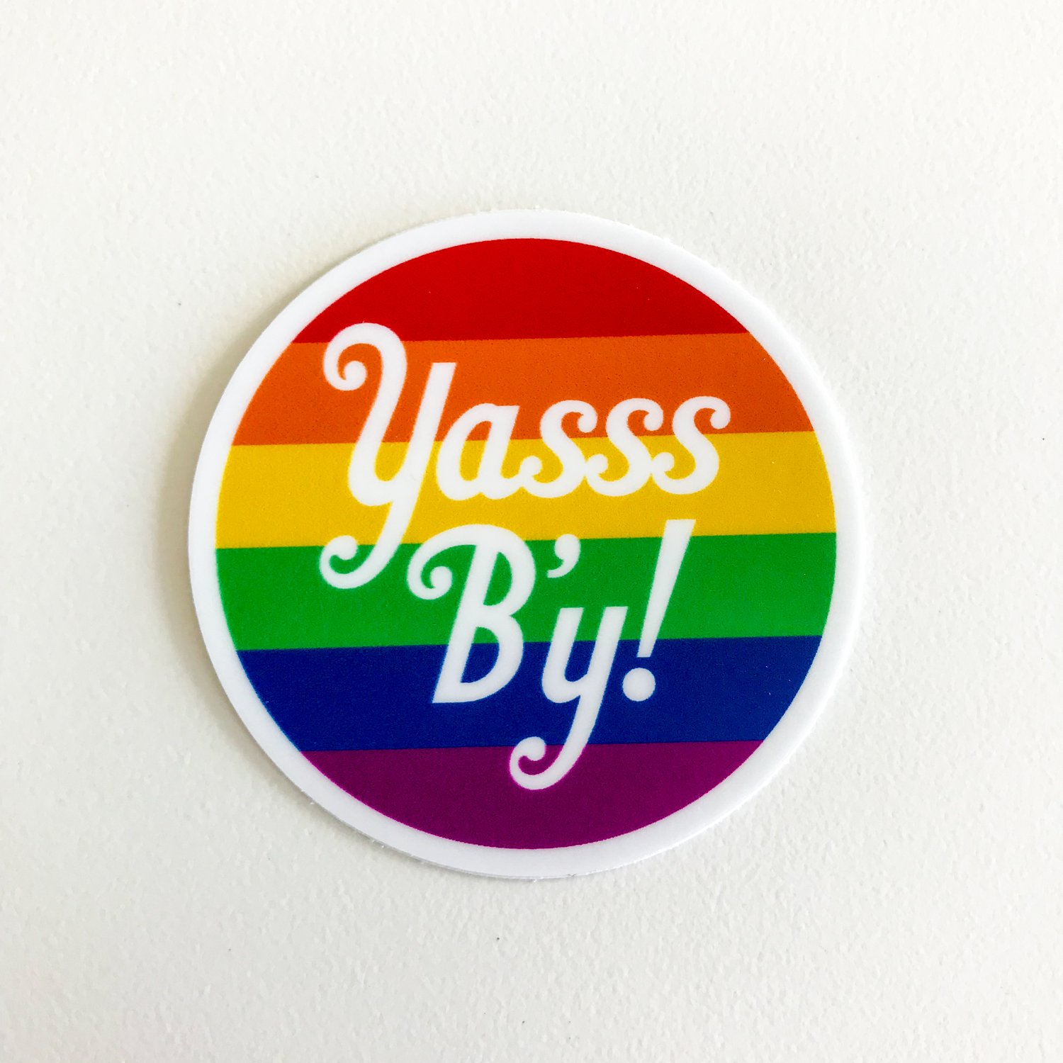 Image of Yasss B'y Pride Sticker