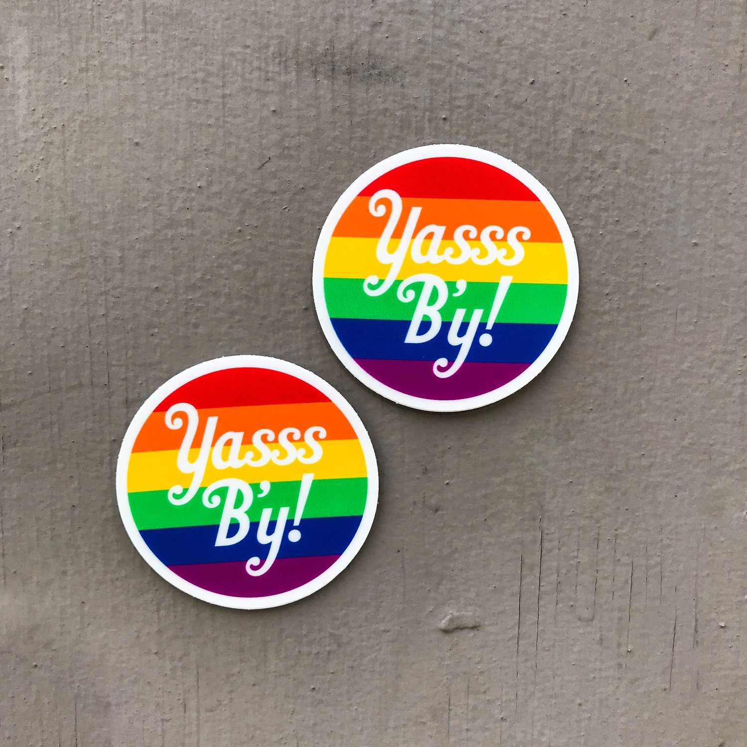 Image of Yasss B'y Pride Sticker