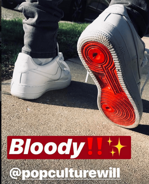 Image of Red Bottom Af1