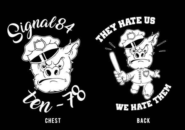 Image of "They Hate Us We Hate Them" - Tee