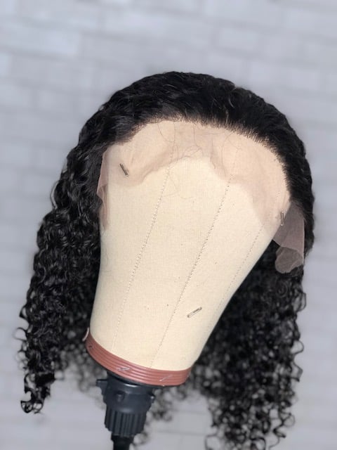 Image of Tight curly lace front wig