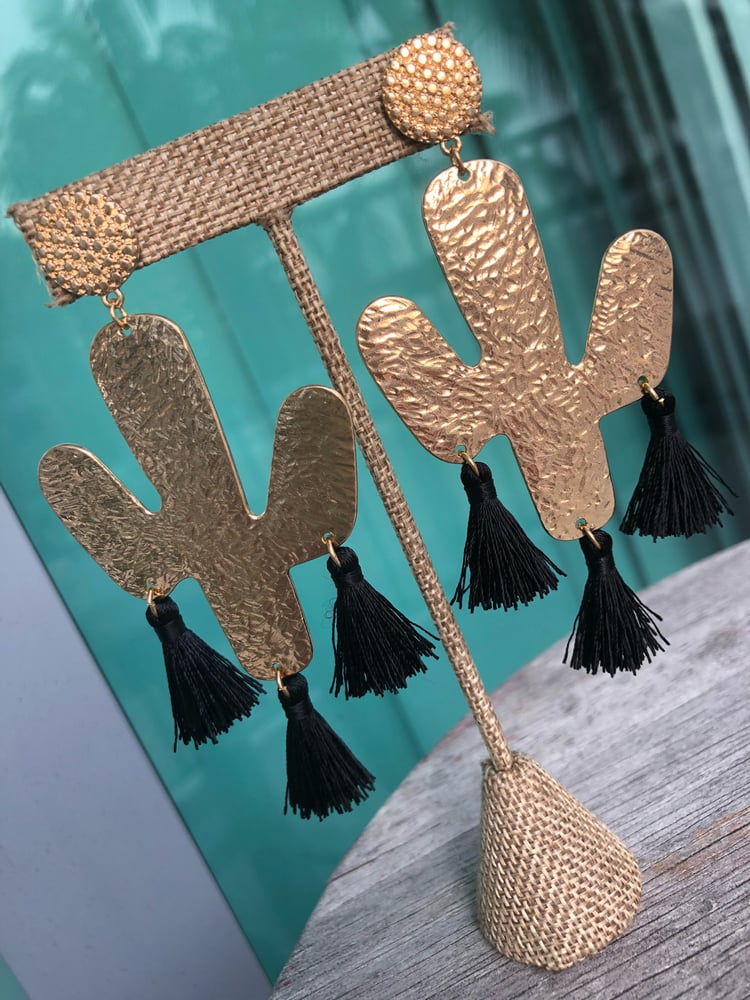 Image of Cactus Statement earrings