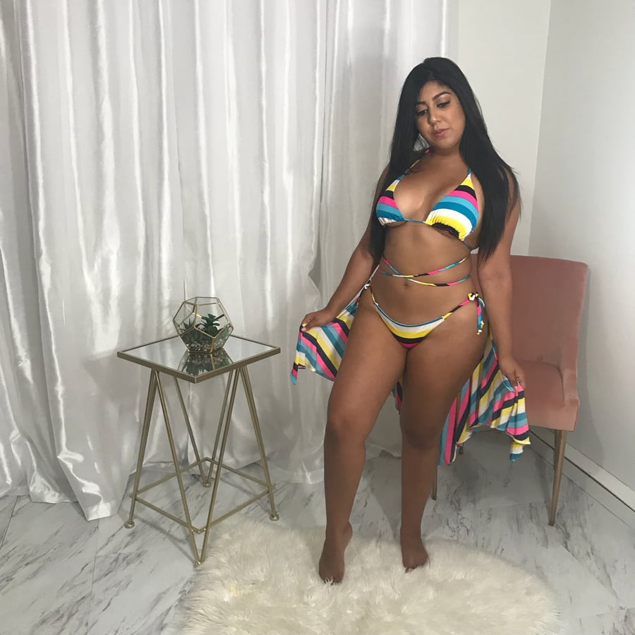 Image of Tracy multi color swimsuit set