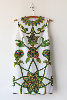 Image of SOLD Mr Dino Intricate Print Dress