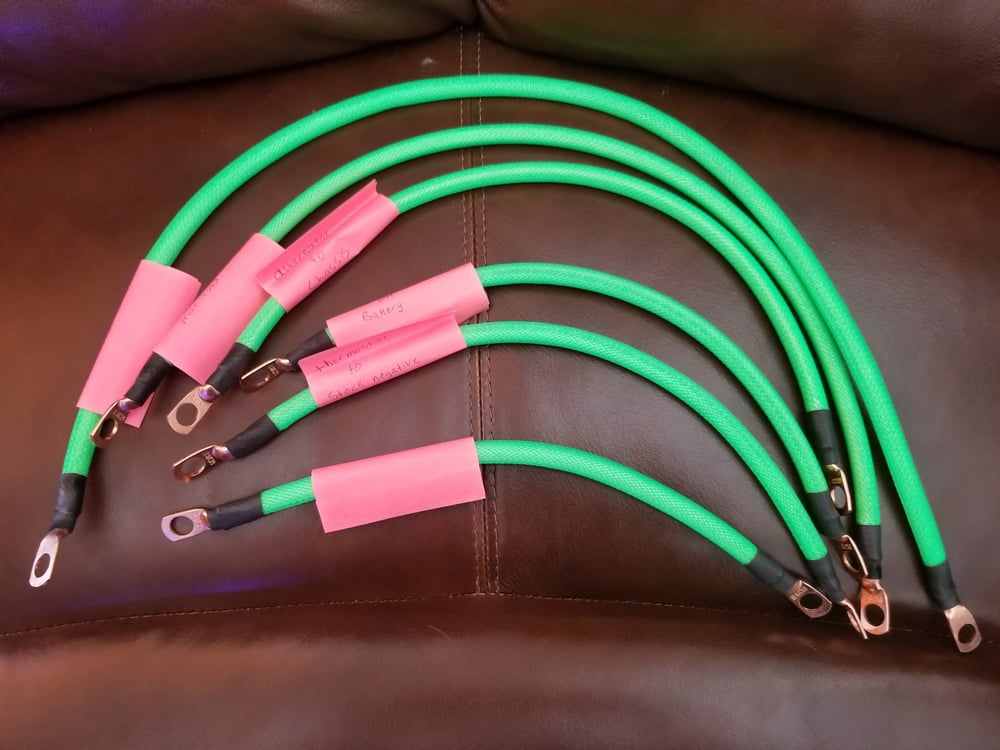 6 Gauge Upgraded Wire, Green/Black/Copper