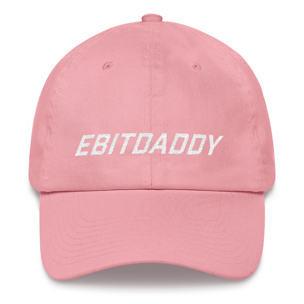 Image of ebitdaddy dad hat (pink)