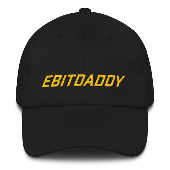 Image of ebitdaddy dad hat (black)