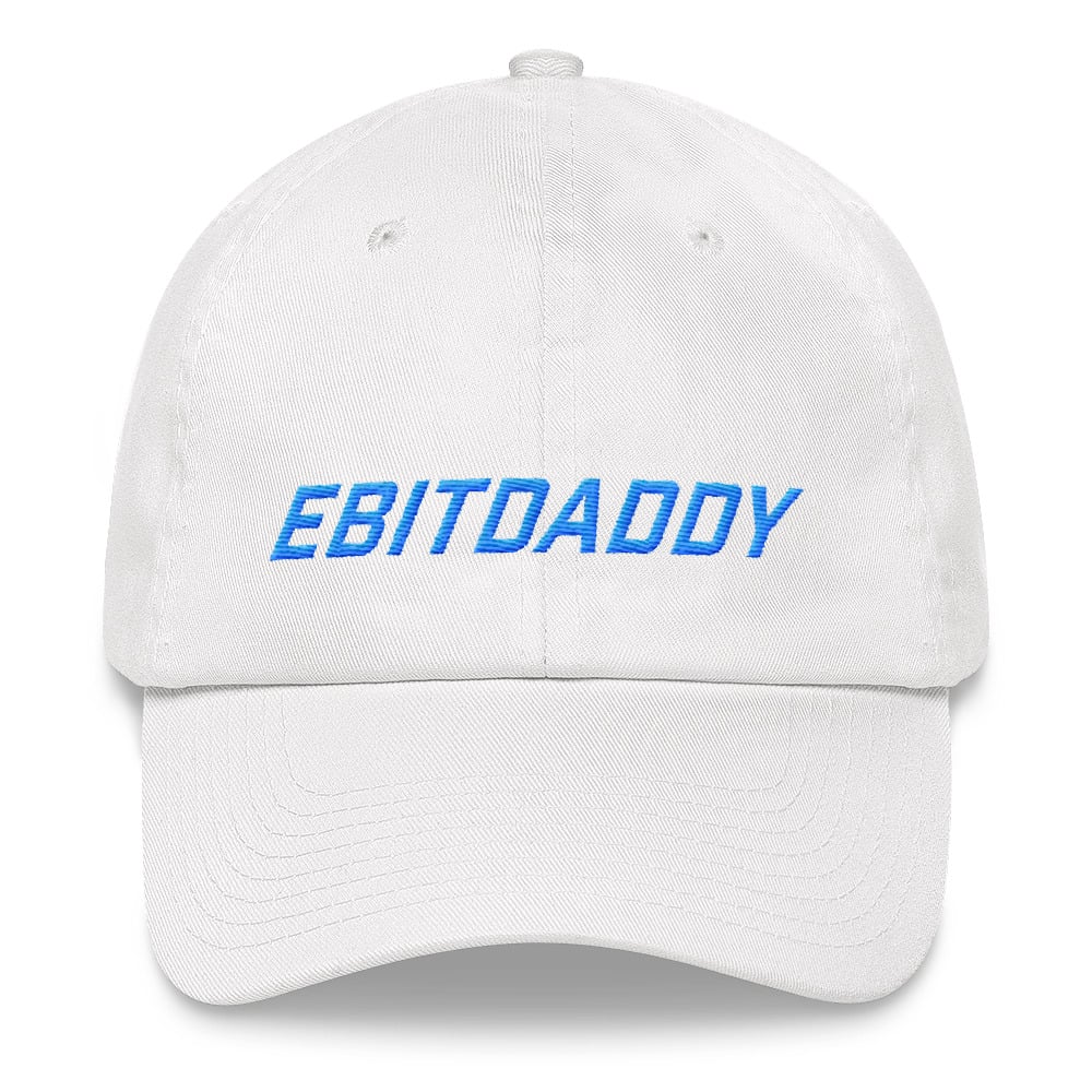 Image of ebitdaddy dad hat (white)