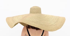 Image of S.o.S - Straw Brim Hat - 002