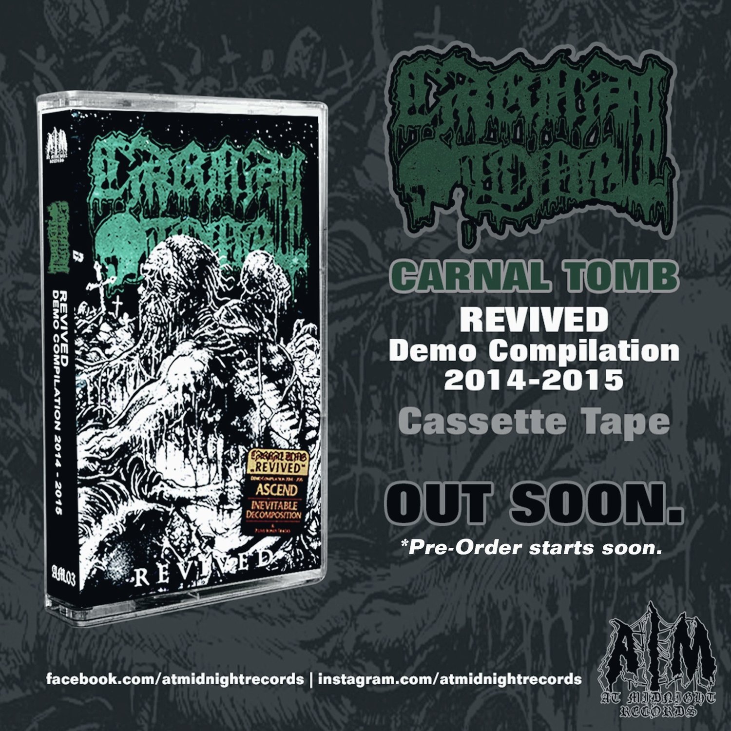 Image of [PRE-ORDER] CARNAL TOMB - Revived tape