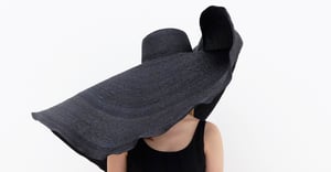 Image of S.o.S - Straw Brim Hat - 006