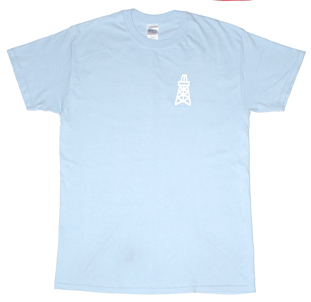 Image of Short Sleeve Baby Blue "Rig Tee"