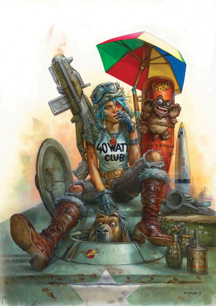 Image of COLLECTOR'S ITEM - Tank Girl All Stars - Exclusive Greg Staples Variant (+ poster & print!)