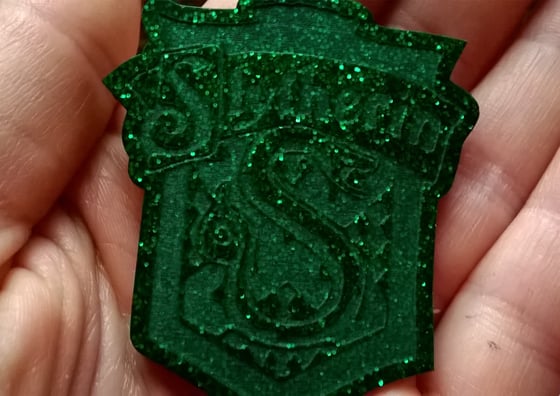 Image of resin slyterin harry potter charm