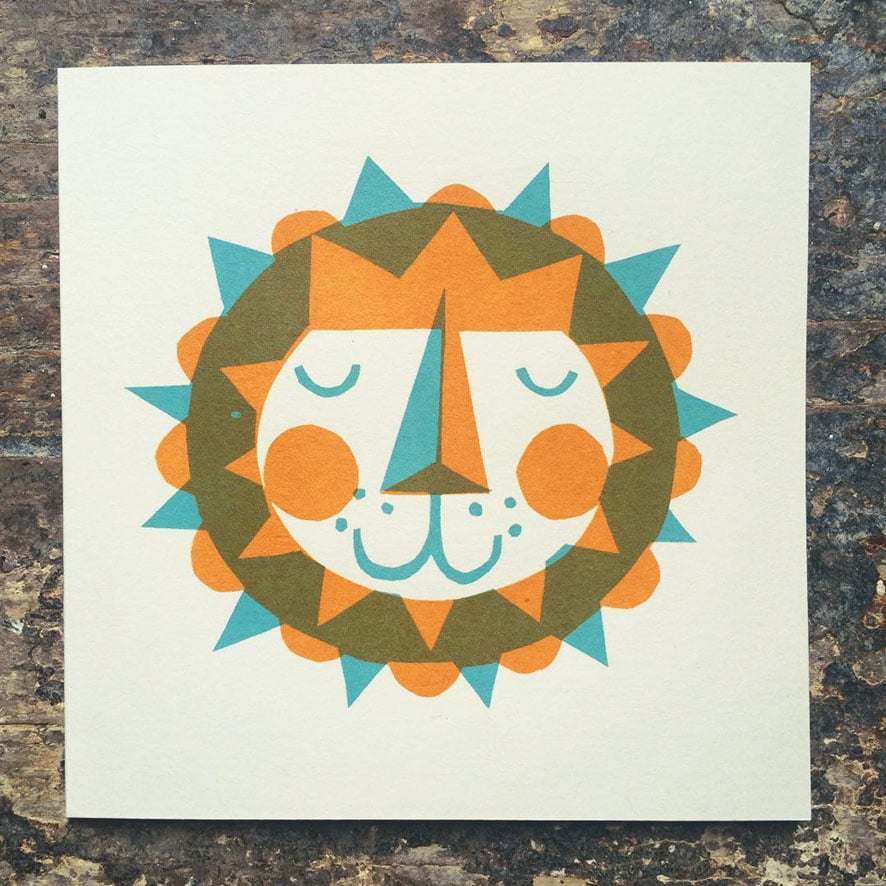 Image of Lion Card