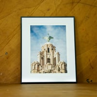 Image 1 of John Johnson Liverbird Print (Framed)