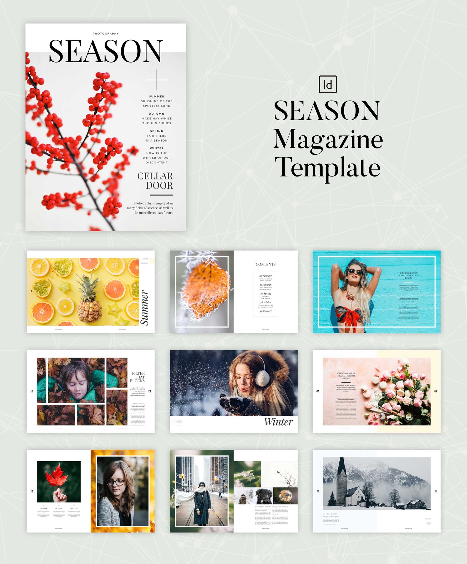 Image of SEASON Magazine Template