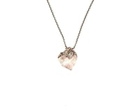 Image 2 of One of a Kind Rose Quartz Medium Pendant Necklace