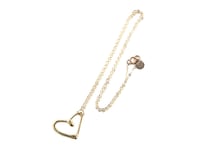 Image 2 of Gold Heart Pendant Necklace