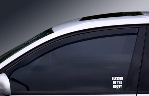 Image of Blessed by the Booty Decal