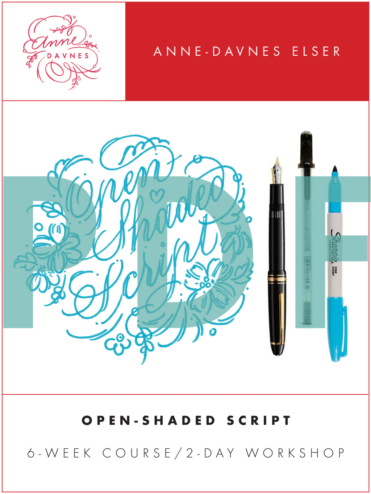 Open-Shaded Script 2.0 Exemplars PDF Download / AnneElserShop