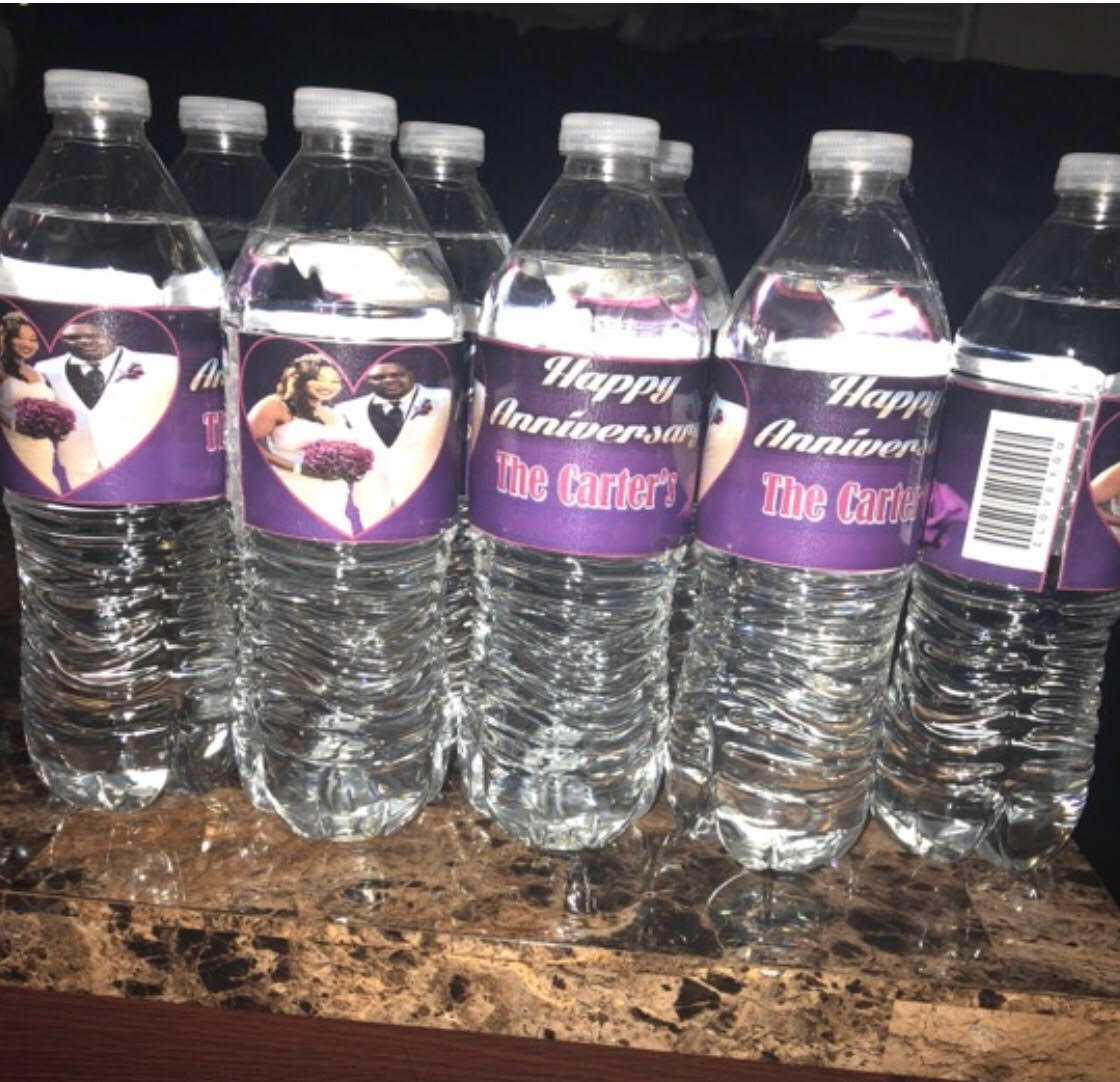 Image of Custom Water bottles w/ Labels