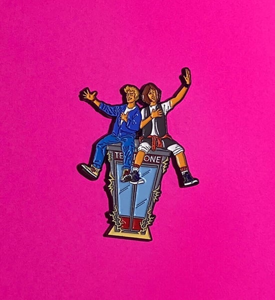 Image of Excellent Dudes pin- 2.25"
