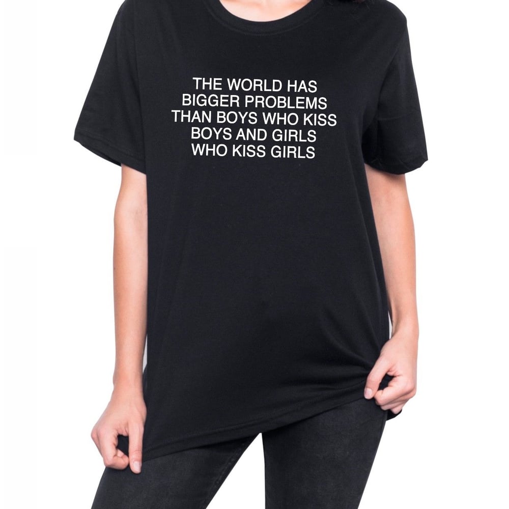 Image of World Problems T-Shirt in Black
