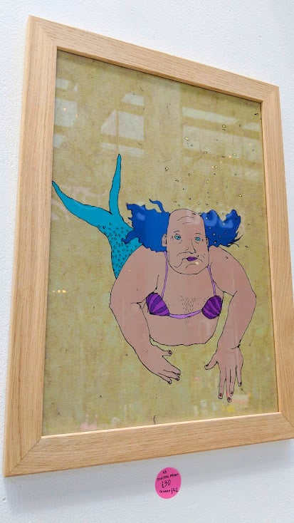 Merman Colour Print